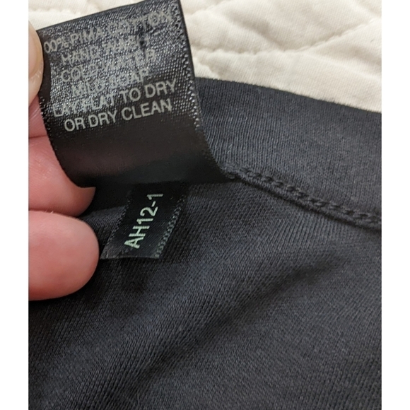 Peruvian Connection Black 3/4 Length Sleeve Top - Picture 4 of 4